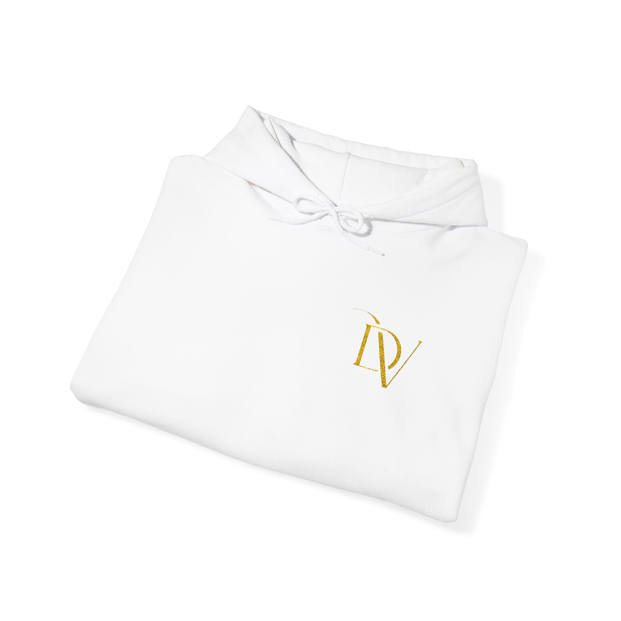 Embroidered Dam Vlogs Logo Hoodie