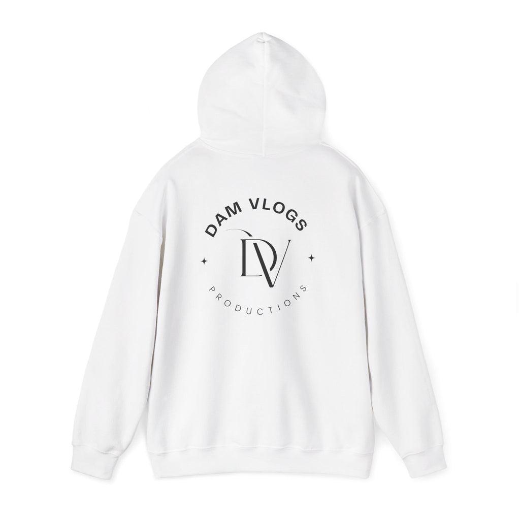 Dam Vlogs Back Logo Hoodie (Non-Embroidered)