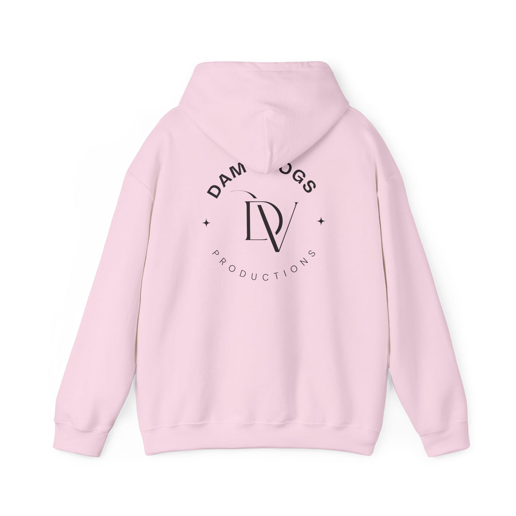 Dam Vlogs Back Logo Hoodie (Non-Embroidered)
