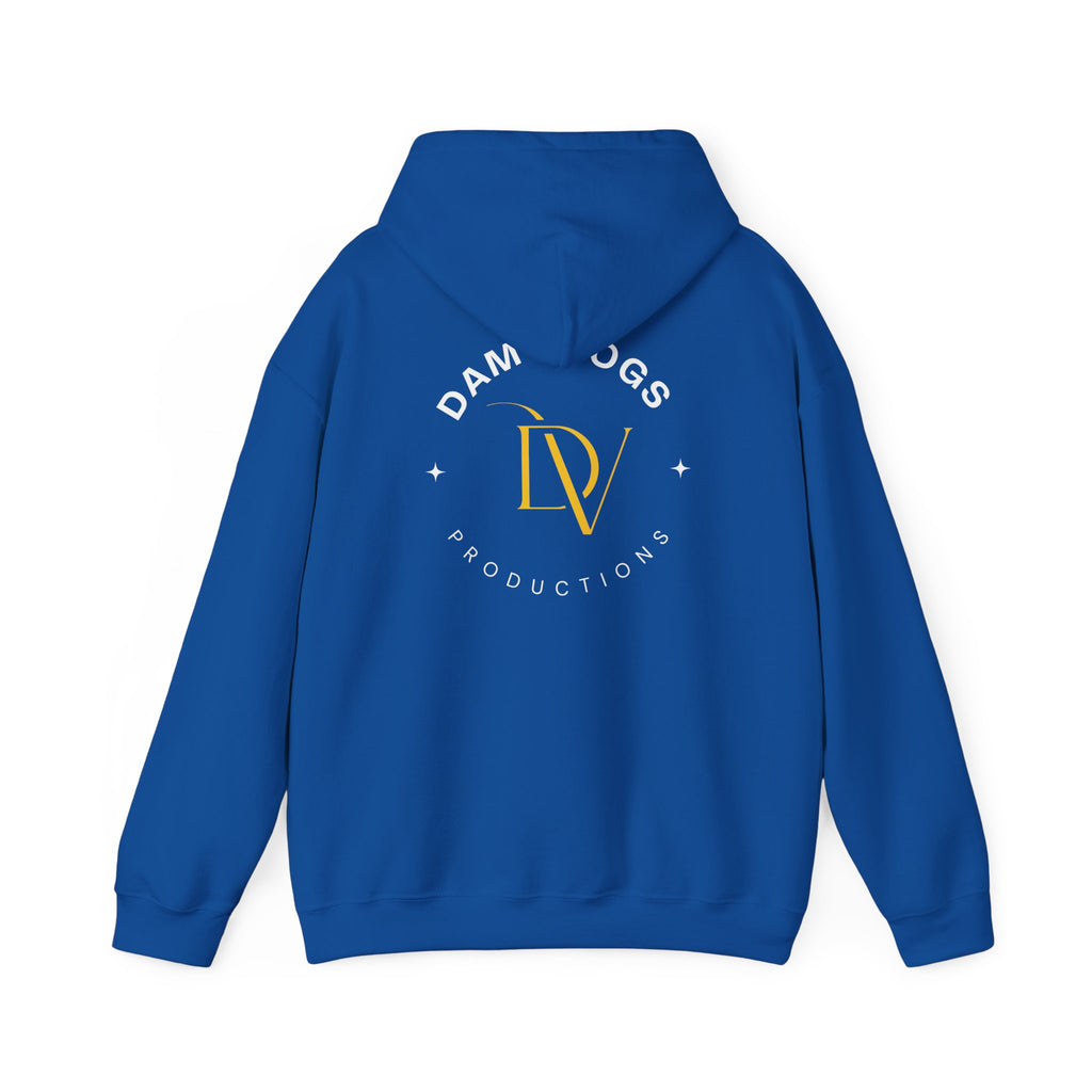 Dam Vlogs Back Logo Hoodie (Non-Embroidered)