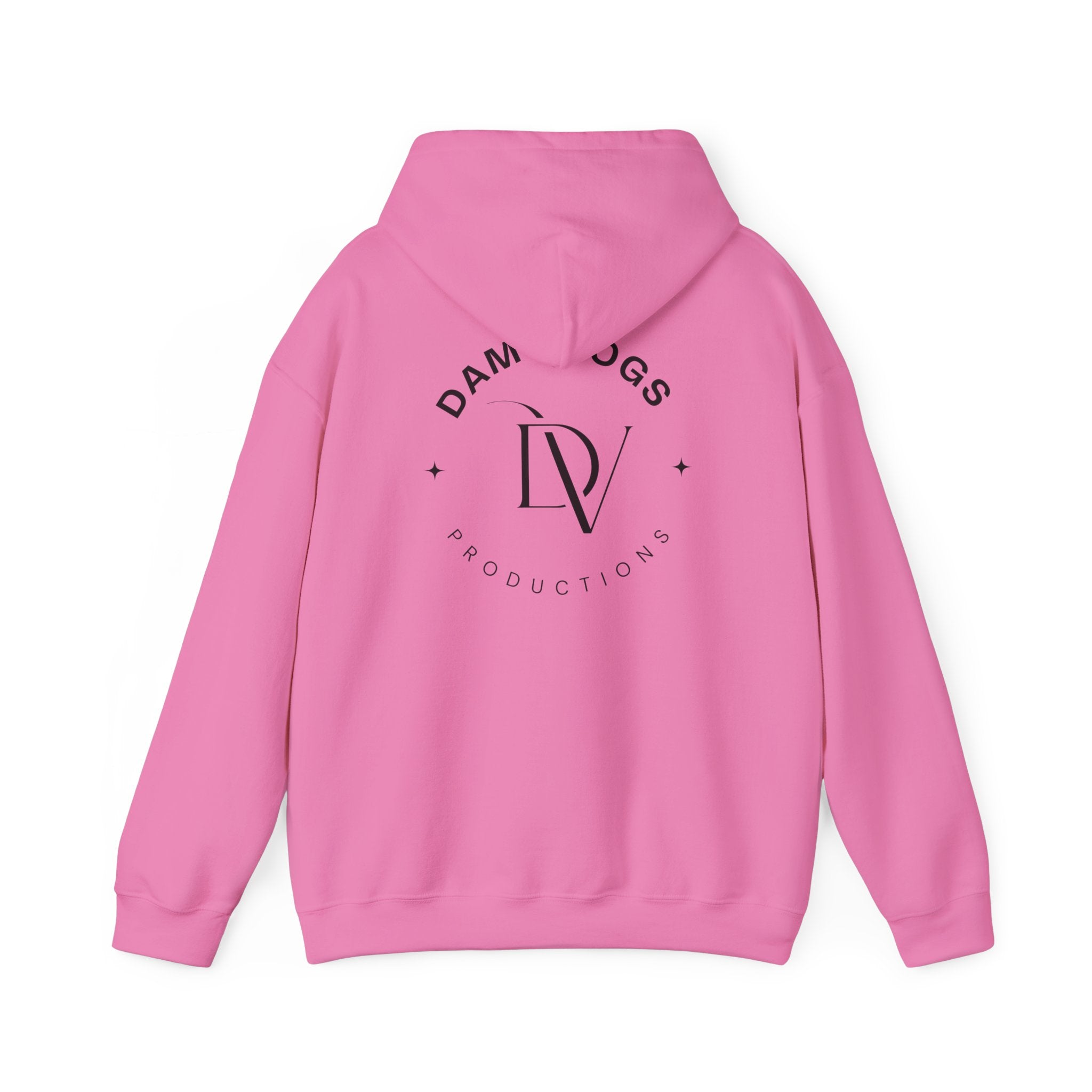 Dam Vlogs Back Logo Hoodie (Non-Embroidered)