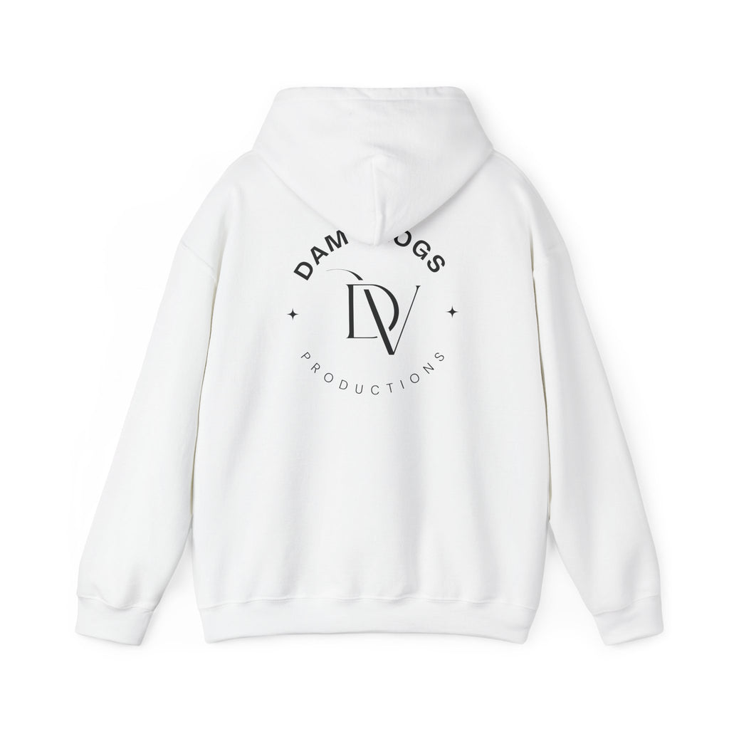 Dam Vlogs Back Logo Hoodie (Non-Embroidered)
