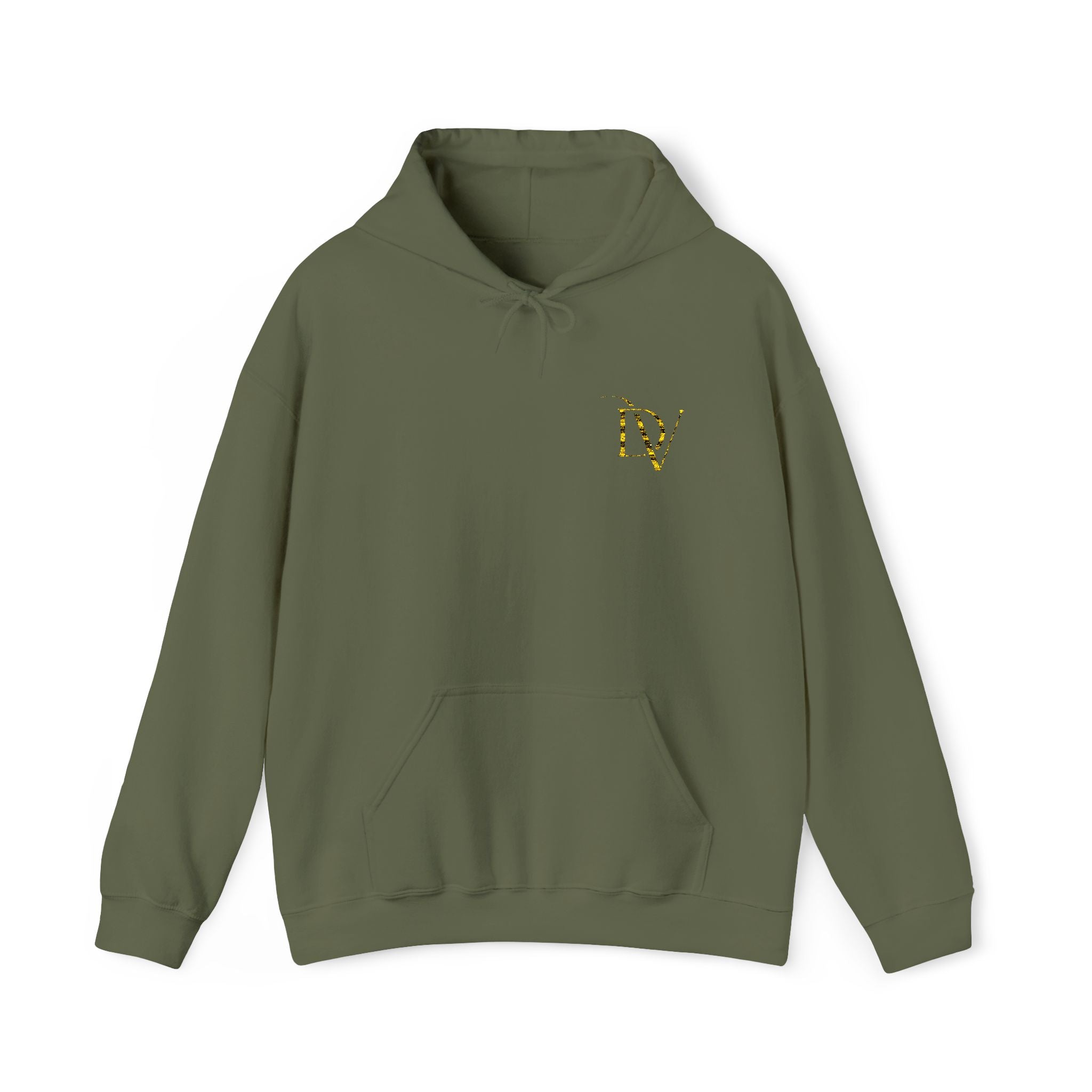 Embroidered Dam Vlogs Logo Hoodie