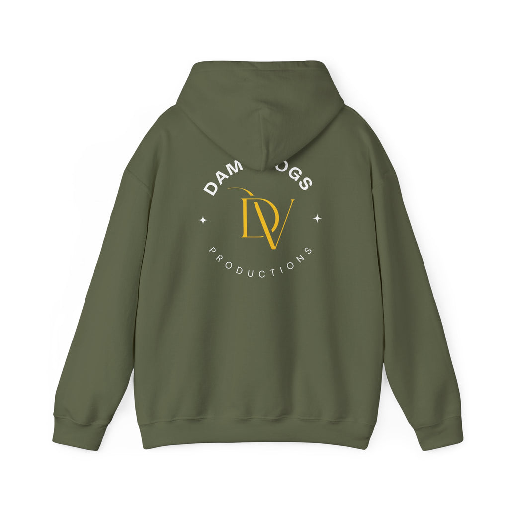 Dam Vlogs Back Logo Hoodie (Non-Embroidered)