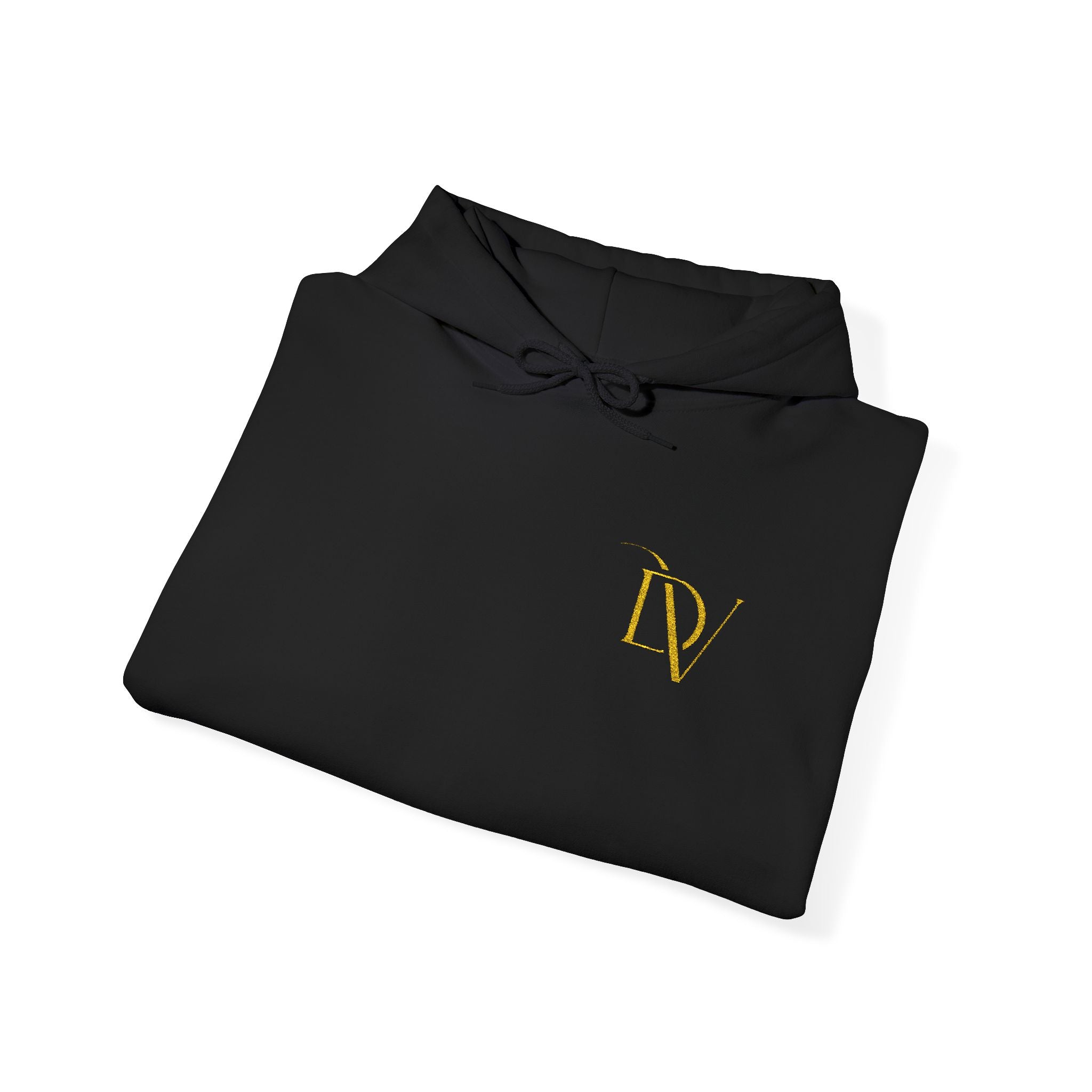 Embroidered Dam Vlogs Logo Hoodie